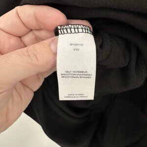 pierce twist dress knit sleeveless mini lbd black S